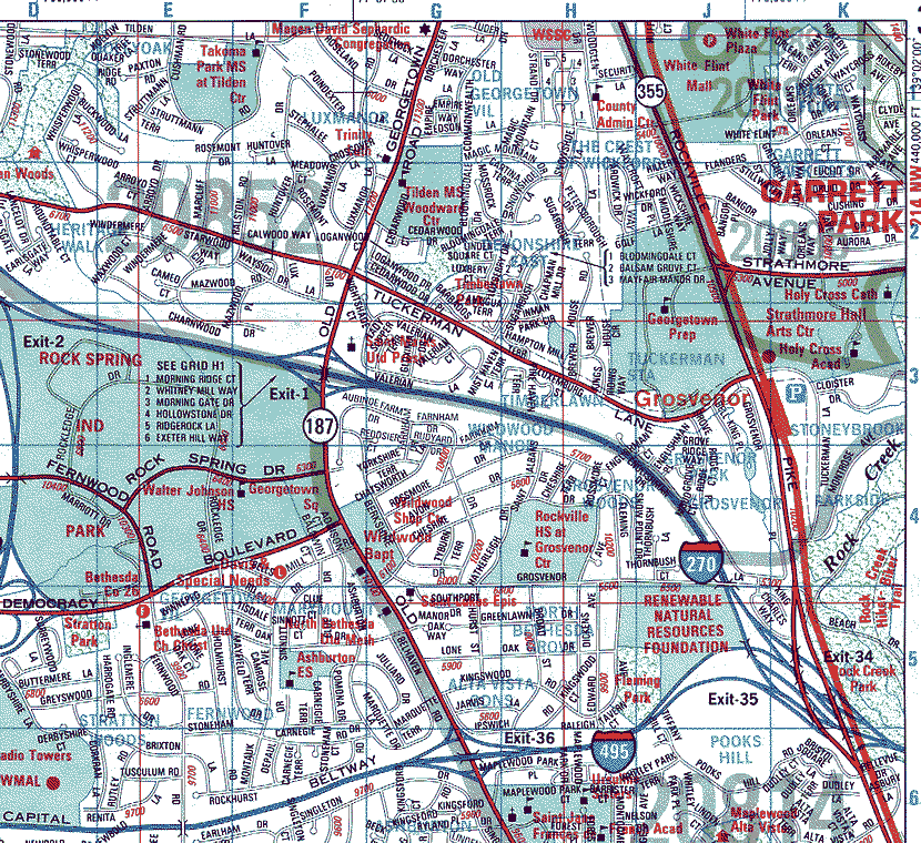 map to church